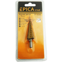 Κλιμακωτή Μύτη Τρυπανιού 4-20mm Epica Star Ep-10364