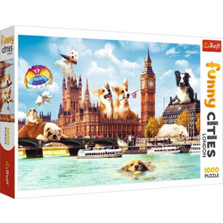 Puzzle Trefl Funny Cities London Dogs 1000 Κομμάτια