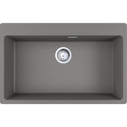 Franke Centro 2.0 CNG 610/210-73 Stone Grey Ένθετος Νεροχύτης Γρανίτη 78x50cm