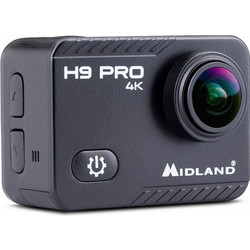 Midland H9 Action Camera 4K Ultra HD με WiFi και Οθόνη 2" Κίτρινη