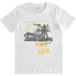 iDo Παιδικό T-Shirt Κοντομάνικο Λευκό 44805-113
