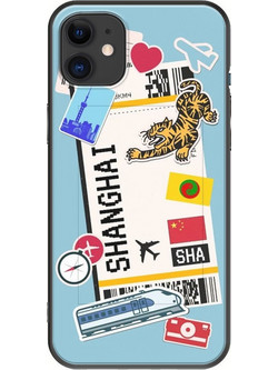 Θήκη Ticket To Shanghai iPhone 11 Black TPU (Μαύρη Σιλικόνη)
