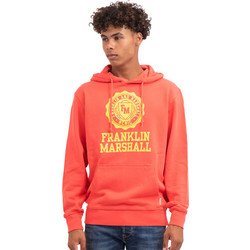 Franklin & Marshall Ανδρικό Φούτερ με Κουκούλα & Τσέπες Κόκκινο JM5018.000.2004P01-322