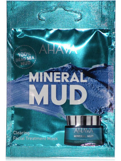 Ahava Mineral Mud Clearing Facial Treatment Κρεμώδης Μάσκα Προσώπου για Καθαρισμό με Άργιλο 6ml