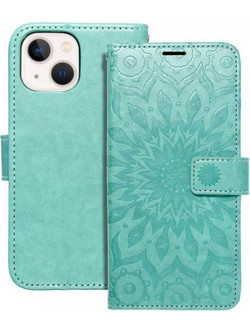 Θήκη κινητού Forcell Mezzo Book for iPhone 13 Mini Mandala Green