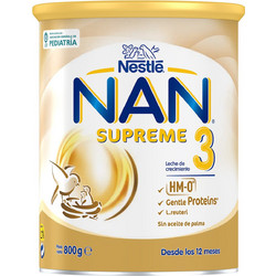 Nestle Nan Supreme Pro 3 Βρεφικό Γάλα Σκόνη 12m+ Χωρίς Ζάχαρη 800gr