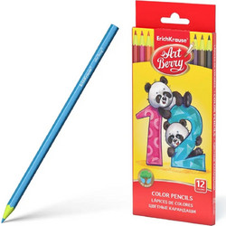 ErichKrause Art Berry Panda Bears Ξυλομπογιές Σετ 12τμχ