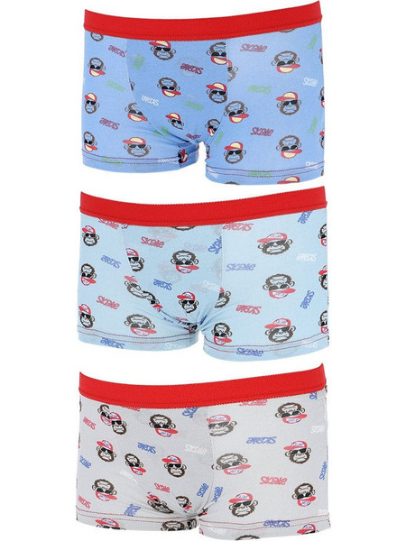 Βαμβακερά Μποξεράκια Αγόρι 3 ΤΜΧ Cotonella evaunderwear
