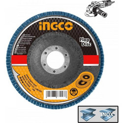 Δίσκος Λείανσης Fiber για INOX 40k Ingco FDZ1251 - Φ 125 x 22.2mm FDZ1251