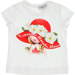 Monnalisa Παιδικό T-Shirt Κοντομάνικο Λευκό 315616P2-5201-0099