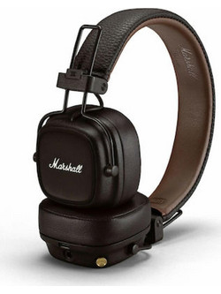 Marshall Major IV Ασύρματα Bluetooth Ακουστικά On Ear Καφέ
