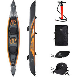 Aqua Marina Tomahawk 2 Φουσκωτό Kayak 2 Ατόμων Πορτοκαλί Γκρι 15683
