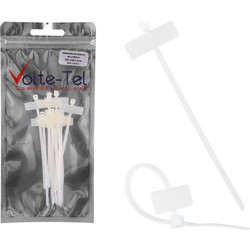 VOLTE-TEL ΔΕΜΑΤΙΚΑ/ΔΙΑΧΕΙΡΙΣΗ ΚΑΛΩΔΙΩΝ NYLON ΑΝΘΕΚΤΙΚΑ ΜΕ ΕΤΙΚΕΤΑ 2.5mm ΠΛΑΤΟΣ 10cm ΜΗΚΟΣ ΔΙΑΦΑΝΑ 10 ΤΕΜ