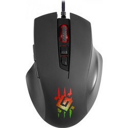 Defender Wolverine GM-700L Ενσύρματο Gaming Ποντίκι RGB 12800 DPI Black