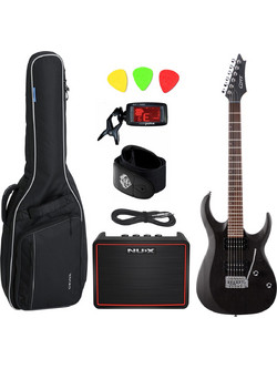 Cort X100 Plus Deluxe Bundle Ηλεκτρική Κιθάρα ST Style με HH Μαγνήτες και Ταστιέρα Jatoba Black