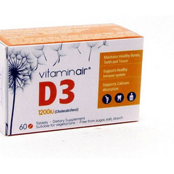 Medicair Vitaminair D3 1200iu 60 Κάψουλες