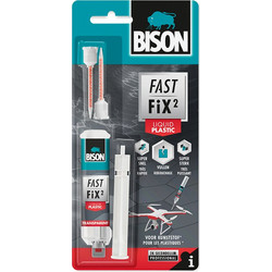 Κόλλα Bison Fast Fix Liquid Plastic δυο συστατικών 10g
