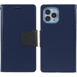 Mercury Sonata Diary Book Blue / Black (iPhone 13 Pro)