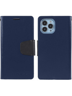 Mercury Sonata Diary Book Blue / Black (iPhone 13 Pro)