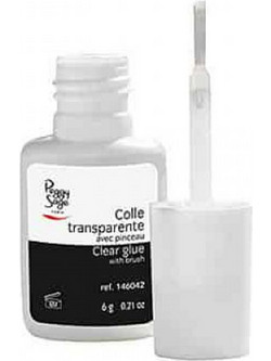 Peggy Sage Clear Brush Κόλλα Νυχιών με Πινέλο 6gr