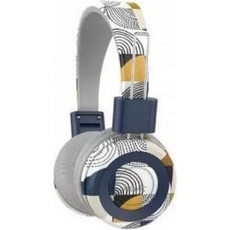 Havit H2238D Ενσύρματα & Ασύρματα Bluetooth Ακουστικά On Ear Μπλε Γκρι