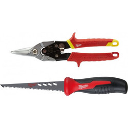 Milwaukee 4932479784 Σέτ πριονιού γυψοσανίδας και ψαλιδιού λαμαρίνας