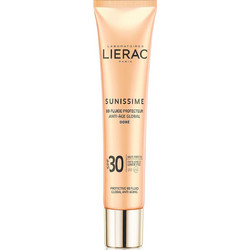 Lierac Sunissime BB Fluid Global Dore Αντηλιακό Γαλάκτωμα Προσώπου Αντιγηραντικό με Χρώμα SPF30 40ml