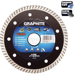 Διαμαντοδισκος δομικων υλικων Φ125x1.4mm GRAPHITE 57H621 576217