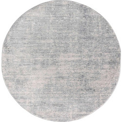 Ezzo Στρογγυλό Χαλί 155cm Tesso Stella A379B Silver