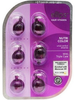 Ellips Nutri Color Αμπούλες Μαλλιών για Προστασία Χρώματος & Επανόρθωση 6caps