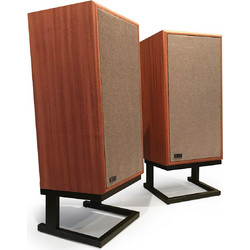 KLH Model 5 Ζεύγος Ηχείων Hi-Fi Δαπέδου 200W 3 Δρόμων West African Mahogany