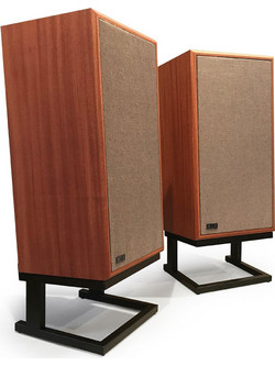 KLH Model 5 Ζεύγος Ηχείων Hi-Fi Δαπέδου 200W 3 Δρόμων West African Mahogany