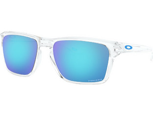 Oakley OO9448 04 Ανδρικά Γυαλιά Ηλίου Τετράγωνα Κοκάλινα Διαφανή με Μπλε Καθρέπτη Φακό