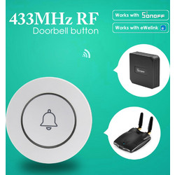 EACHEN Doorbell Button 433MHz RF-DBB works with Sonoff RF Bridge