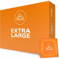 Love Match Extra Large Προφυλακτικό με Λιπαντικό 1τμχ