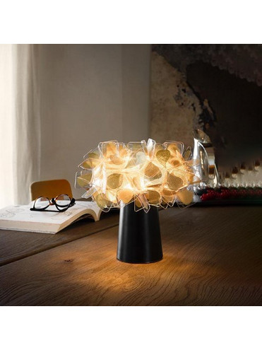 SLAMP LIGHTING Slamp Clizia Battery Mama Non Mama Gold/Black Επαναφορτιζόμενα Φωτιστικά - Με Μπαταρία (CLIT000GNM000BDBLBEU)