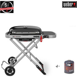 Weber Traveler Φορητή Ψησταριά Υγραερίου 3.8kW Επιφάνειας 63.5x34.3cm