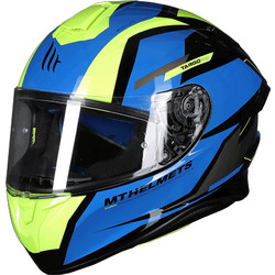 MT Targo Pro Sound C7 Gloss Blue Κράνος Μηχανής Full Face 1450gr