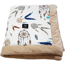 Lanila Sweet Dreams Latte Κουβέρτα Αγκαλιάς Βελουτέ 60x70 Λευκή Μπεζ