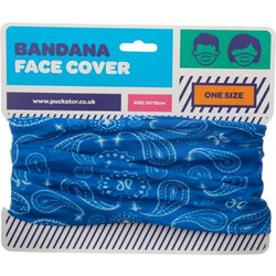 Μπαντάνα / Μάσκα Προσώπου Puckator Blue Patterned 23x46cm Μπλε BAND08