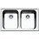 Apell Linear 8580 Ένθετος Νεροχύτης Inox Αντιστρεφόμενος Ματ Σαγρέ 79x50cm