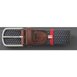 La Boucle New York Ανδρική Ζώνη Πλεκτή Γκρι B10-100970