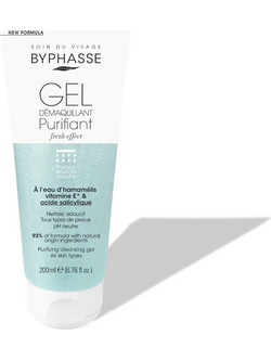 Byphasse Purifying Cleansing Gel Καθαρισμού Προσώπου 200ml