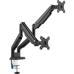 DIGITUS Uni. Dual Monitor Mount Gas Spring/Table Fixture 15-32 (DA-90395)