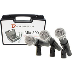 BoomTone MIC 300 Σετ 3 Δυναμικά Μικρόφωνα XLR