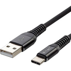 Καλώδιο USB-Type C 1m Μαύρο Gold Series 8632 V-TAC