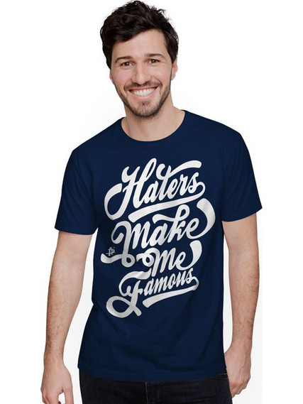 Haters Make Me Famous (Κοντομάνικο Ανδρικό / Unisex) - French navy