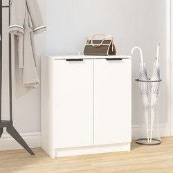 vidaXL Παπουτσοθήκη Ξύλινη Λευκή Μ59xΠ35xΥ70cm 811421