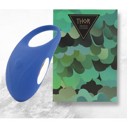 Feelztoys Thor Cock Ring Ελαστικό Δαχτυλίδι Πέους Σιλικόνης με Δόνηση Μπλε