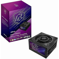 ASRock Phantom Gaming PG-750G 750W Power Supply, 80+ Gold, Active PFC, 135mm Fan, Full Modular, Black (90-UXP075-GFEAAB)